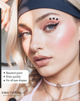 Black Star Eye Liner Stamp