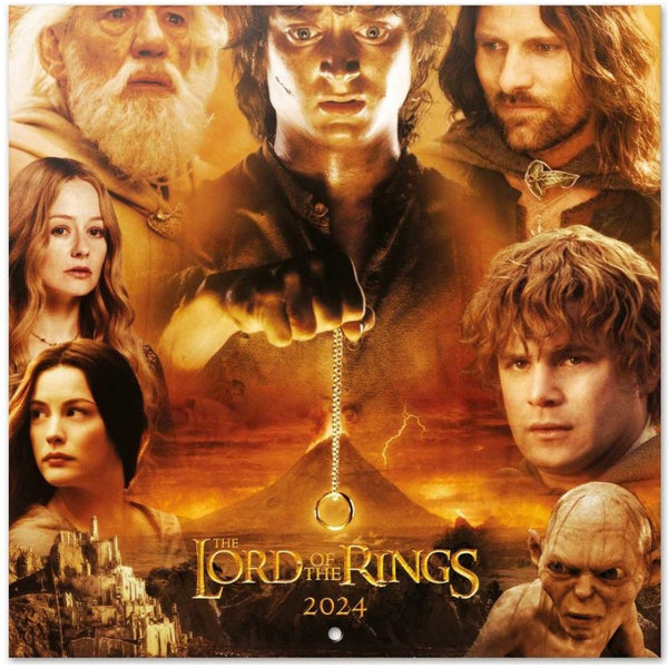 Lord Of The Rings 2024 Wall Calendar Bookazine HK
