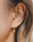 Teardrop Bling Huggies Earrings | Bookazine HK