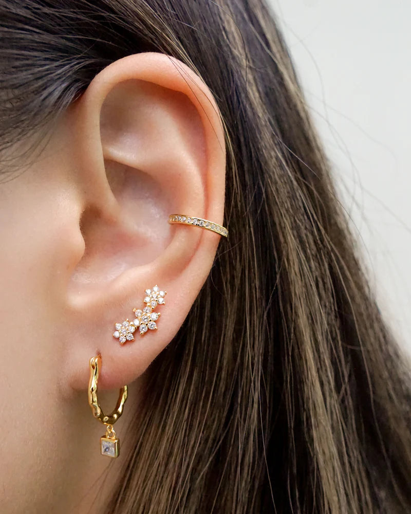 Trio Floral Climber Studs Earrings | Bookazine HK