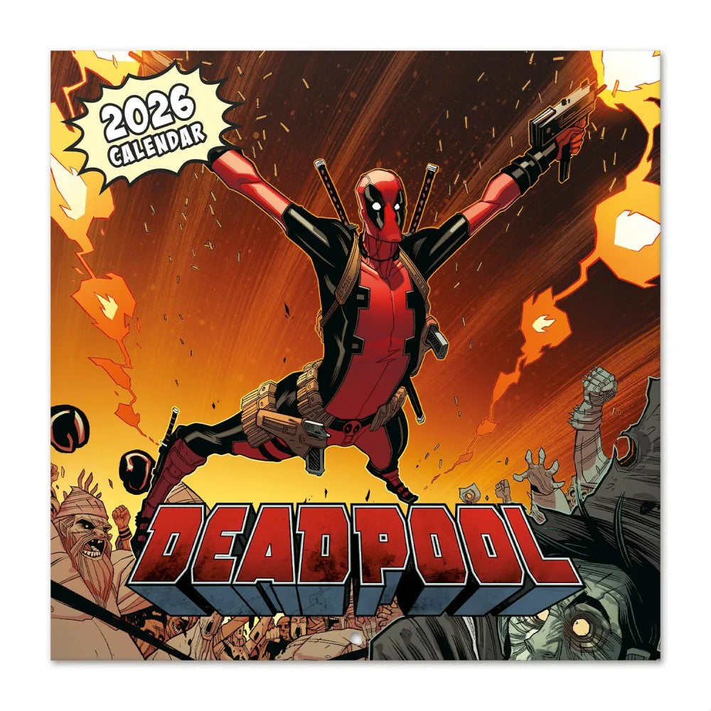 Marvel : Deadpool Wall Calendar 2026