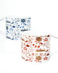 Toile Festive Mug Set of 2 (Red and Blue)