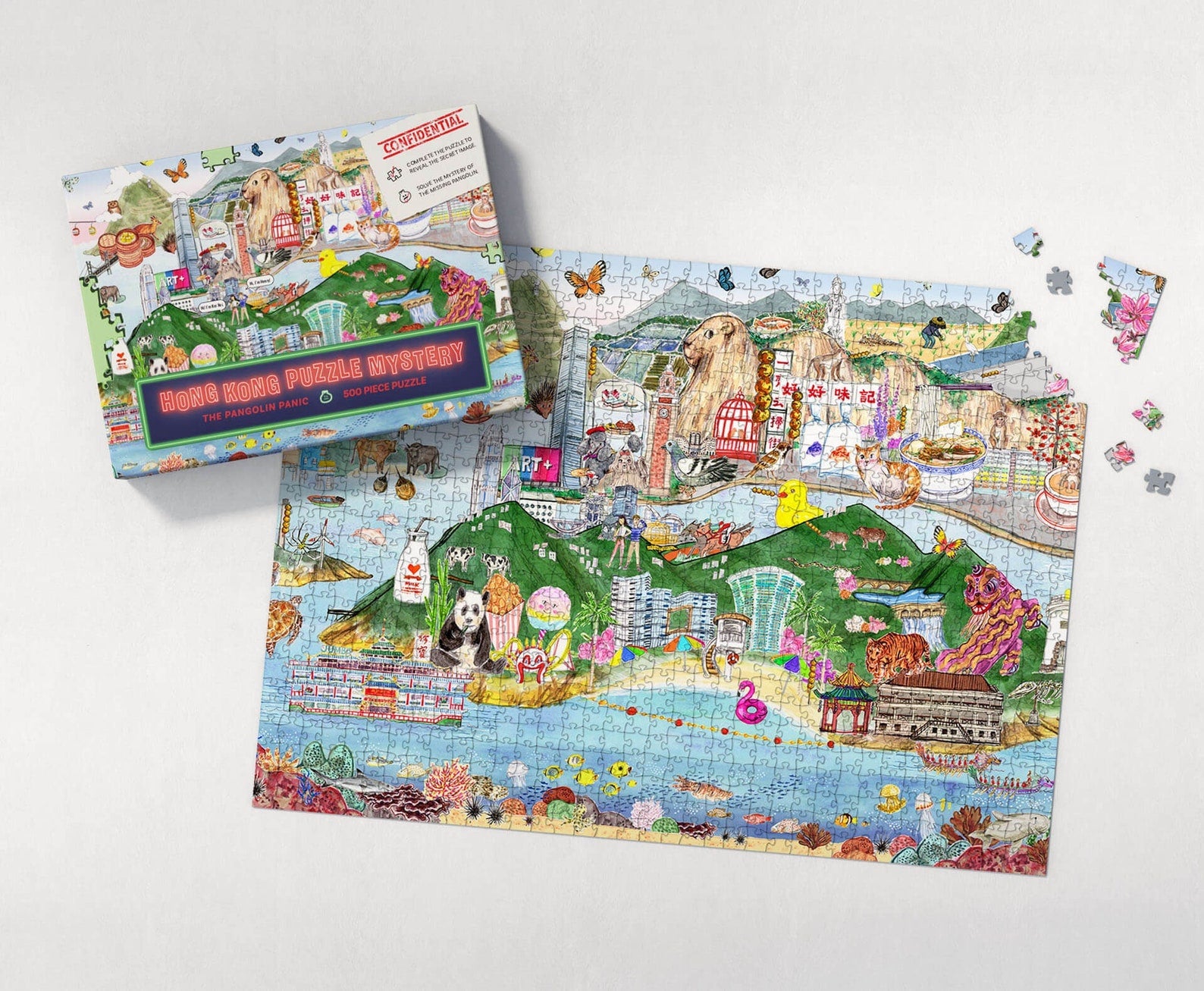 Hong Kong Puzzle Mystery The Pangolin Panic | Bookazine HK