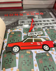 Hong Kong Taxi Red Bookmark