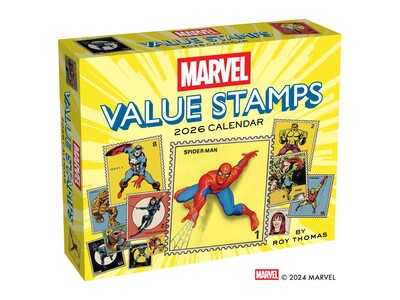 Marvel Value Stamps Box Calendar 2026 | Bookazine HK