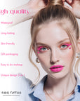 Pink Heart Eye Liner Stamp