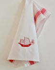 Tea Towel With Red Junk | Bookazine HK