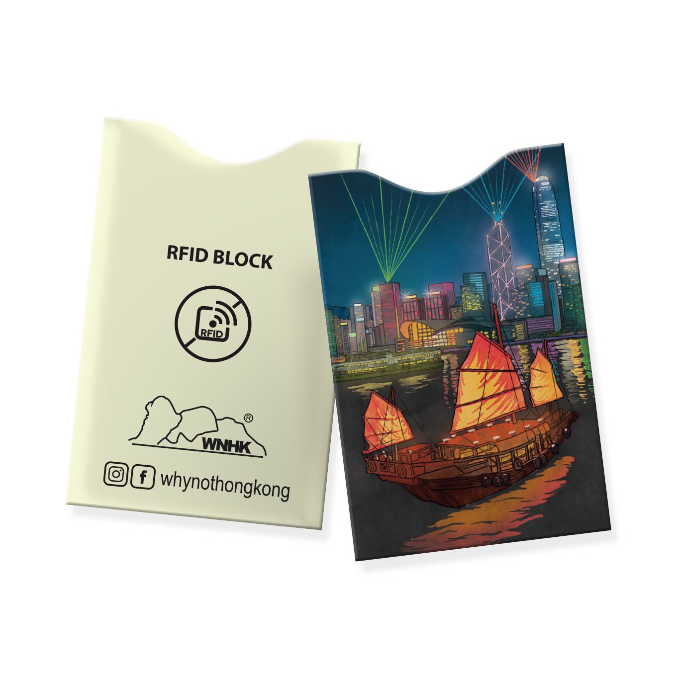Hong Kong Tsim Sha Tsui Boat RFID Block Card Holder | Bookazine HK