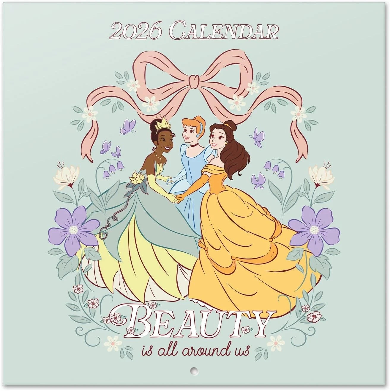 Disney Princess  Wall Calendar 2026