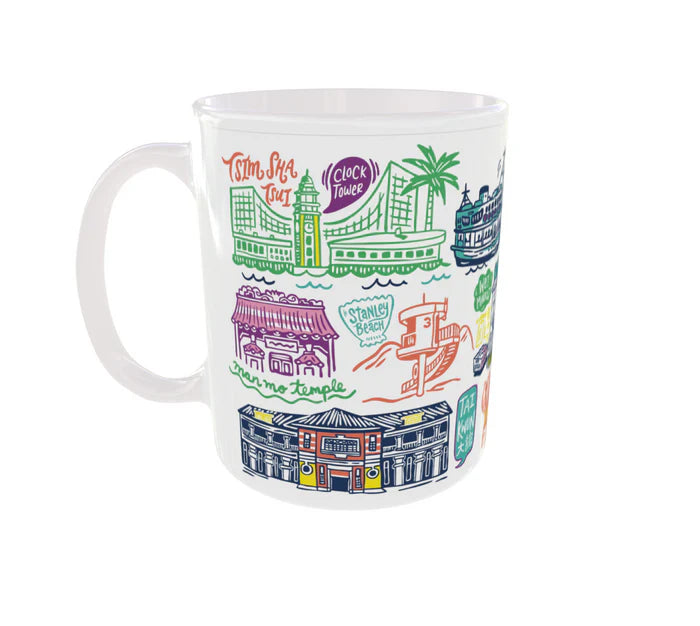 Colourful Hong Kong Ceramic Mug | Bookazine HK