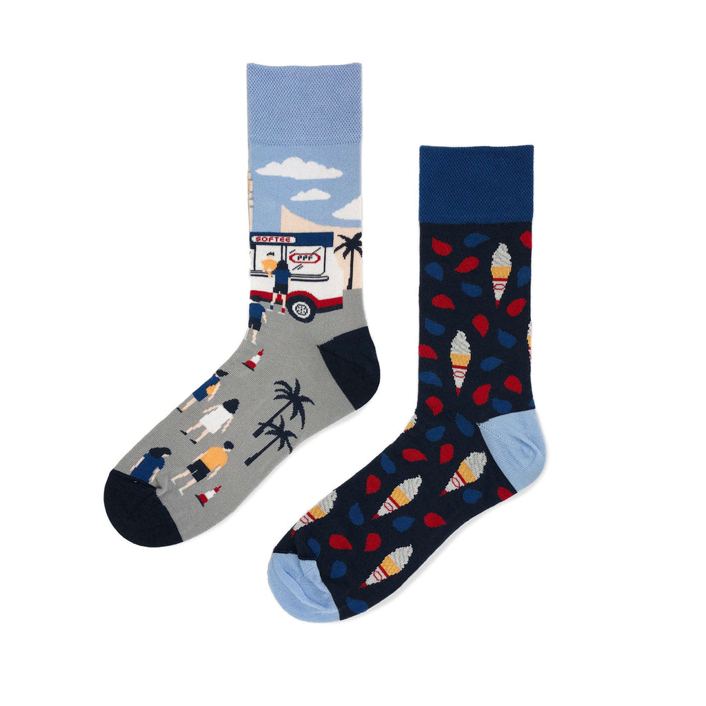 Sound Of Ice Cream Adult Crew Socks 44-46
