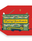 Festive Tram Christmas Gift Tag | Bookazine HK