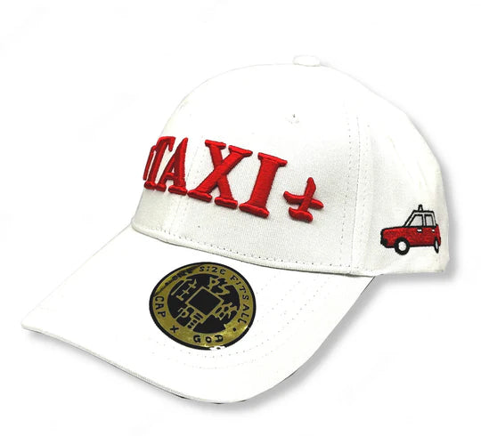 Taxi 3D Baseball Cap White/Red | Bookazine HK
