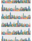 Colorful Skyline Tea Towel | Bookazine HK