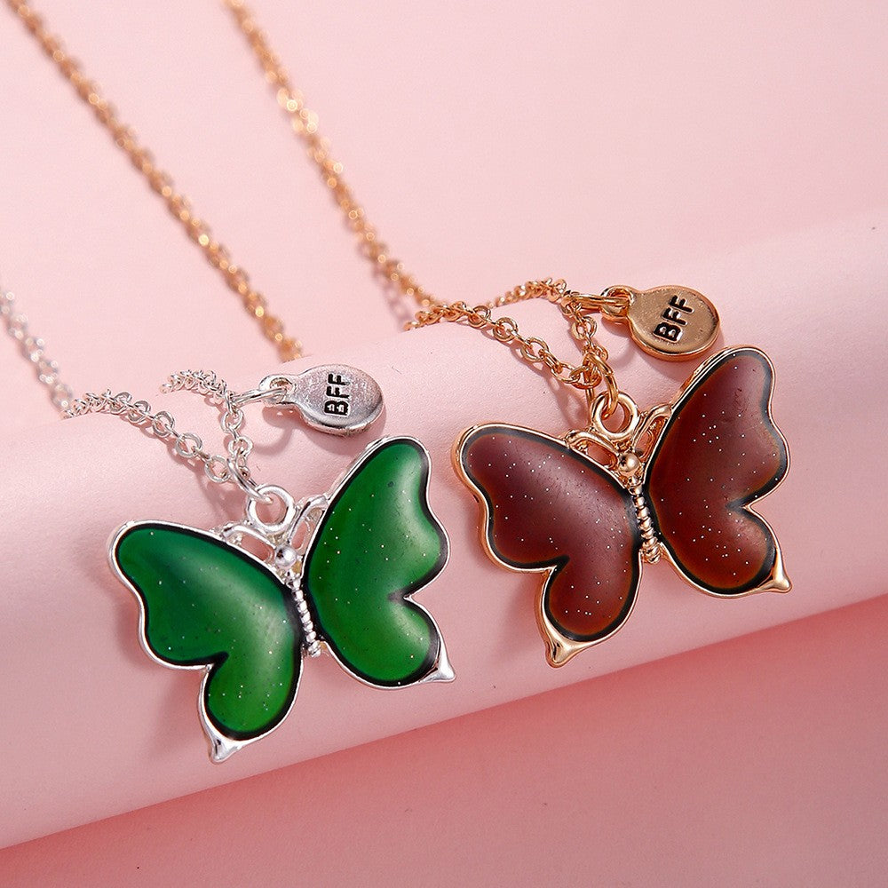 Butterfly Necklace Set 2Pcs| Bookazine HK