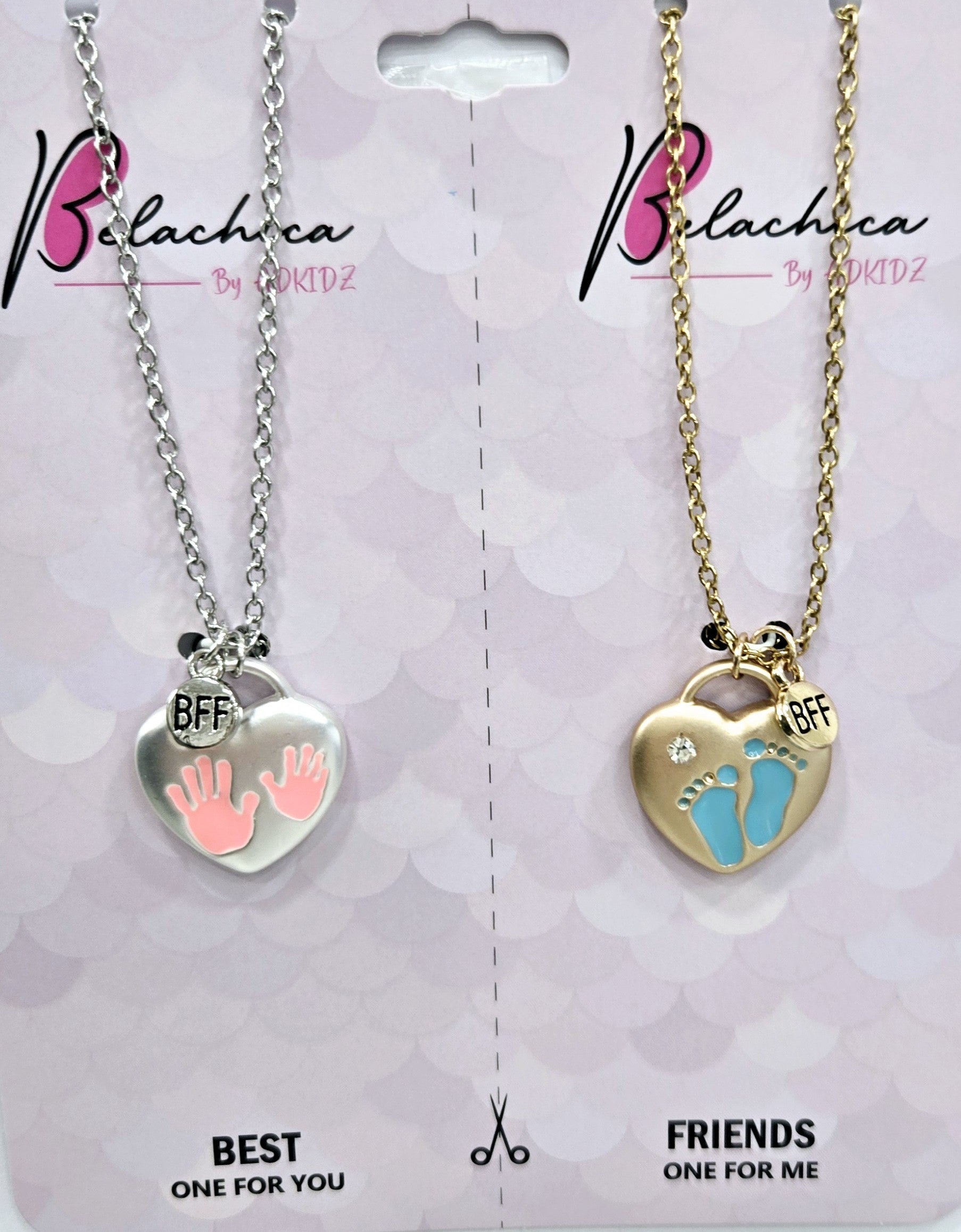 Hand And Foot BFF Necklaces Set | Bookazine HK