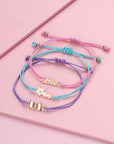 Love, Star & Bow Friendship Bracelet 3Pcs | Bookazine HK