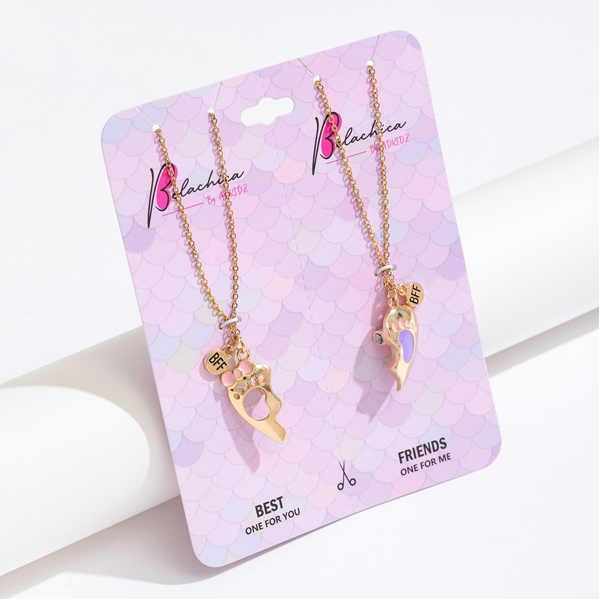 BFF Gold Split Heart Necklace Set | Bookazine HK