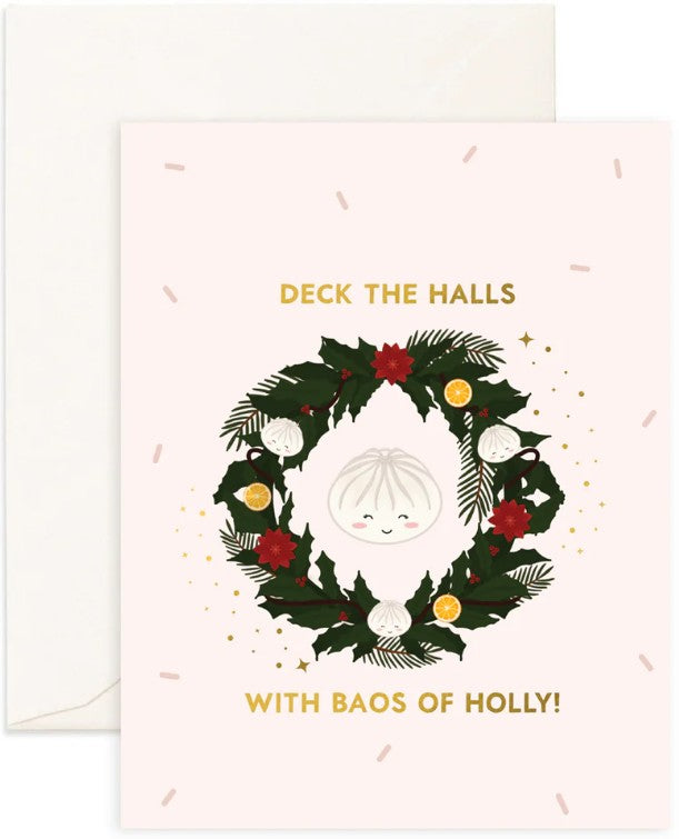 Baos Of Holly Card