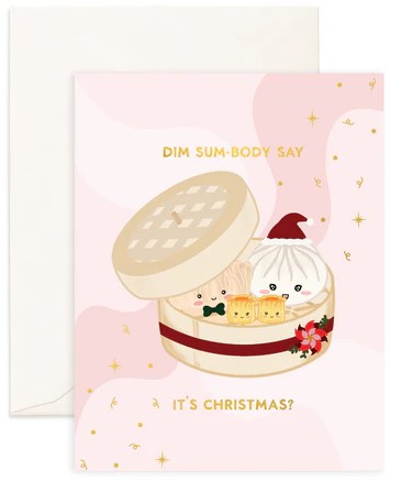 Dim Sum-Body Christmas Card | Bookazine HK
