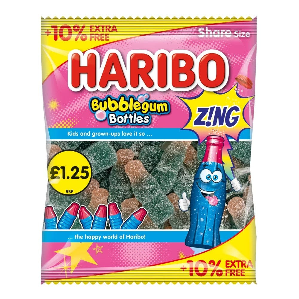 Haribo Bubblegum Bottle Z!ng 176g | Bookazine HK