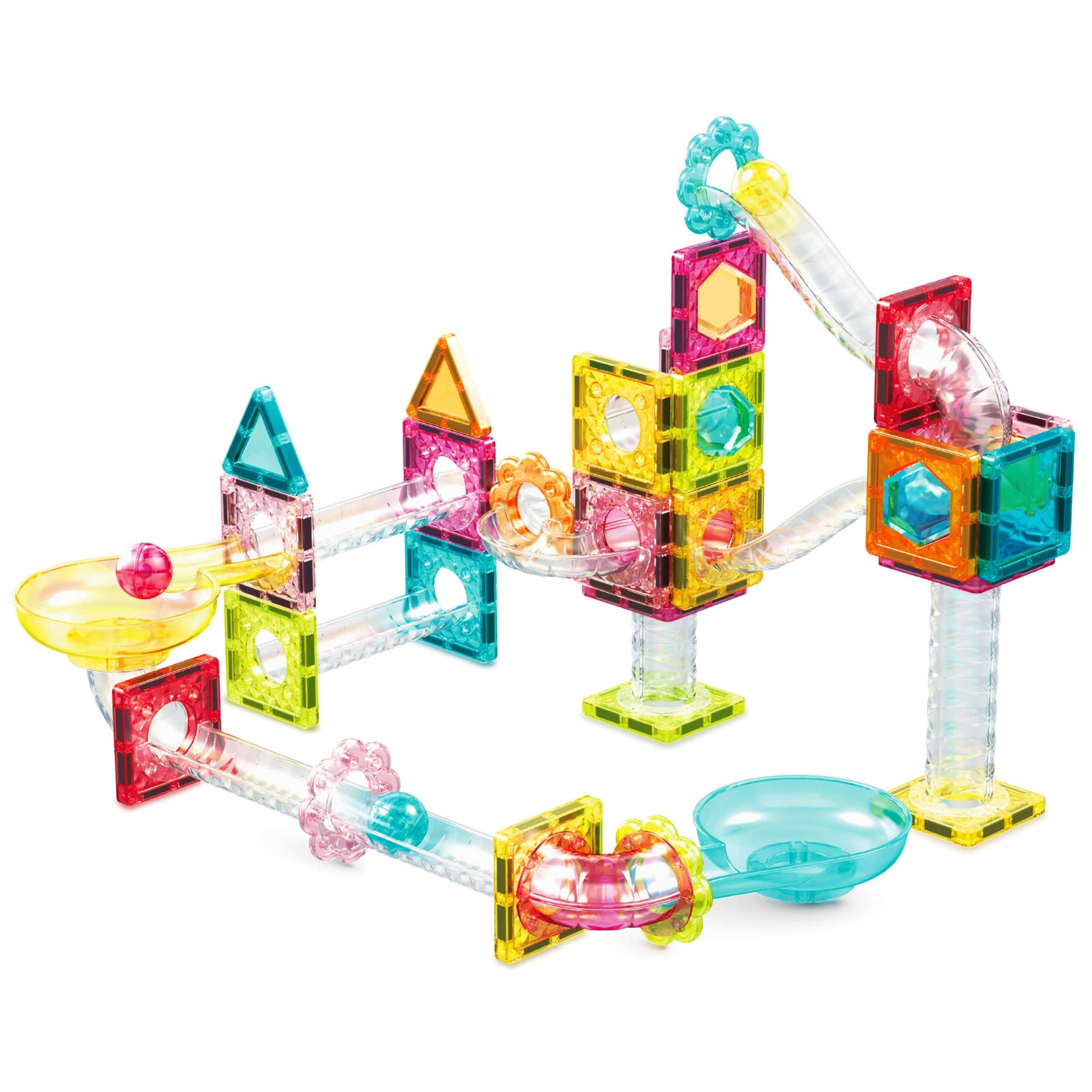 Marble Run Travel Size Magnetic Tiles (60Pcs.) | Bookazine HK