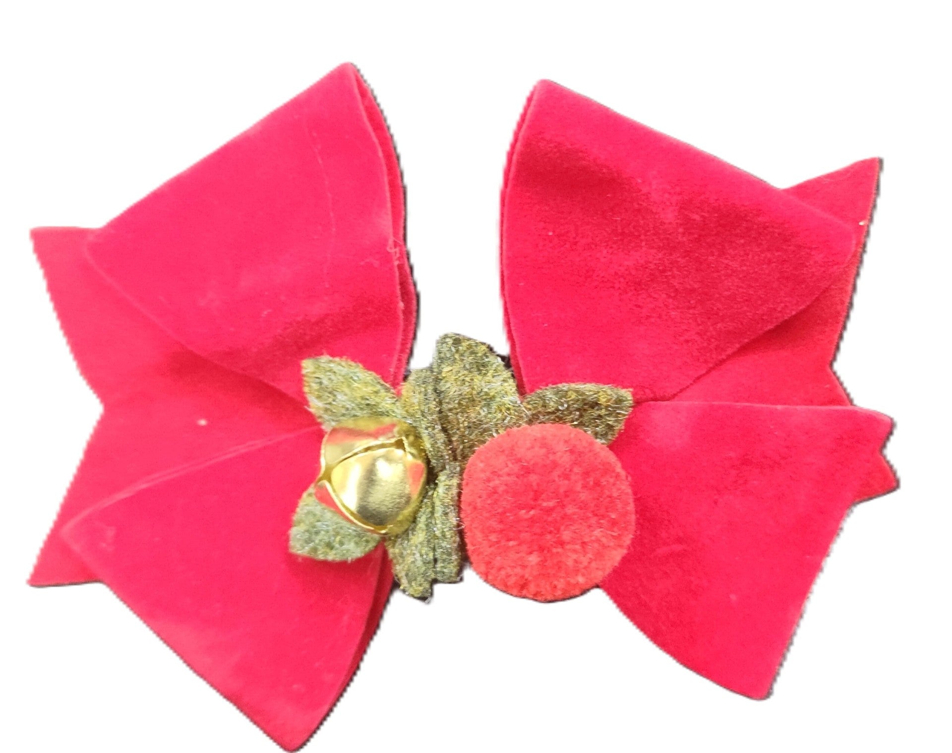 Christmas Red Bow With Bell Hairclip | Bookazine HK