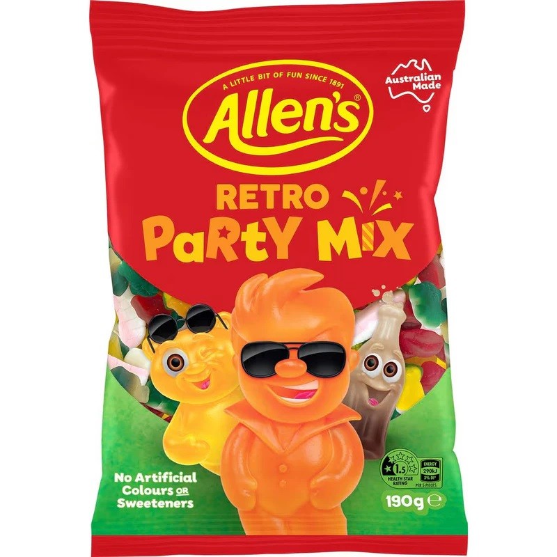 Allen's Retro Party Mix 190G