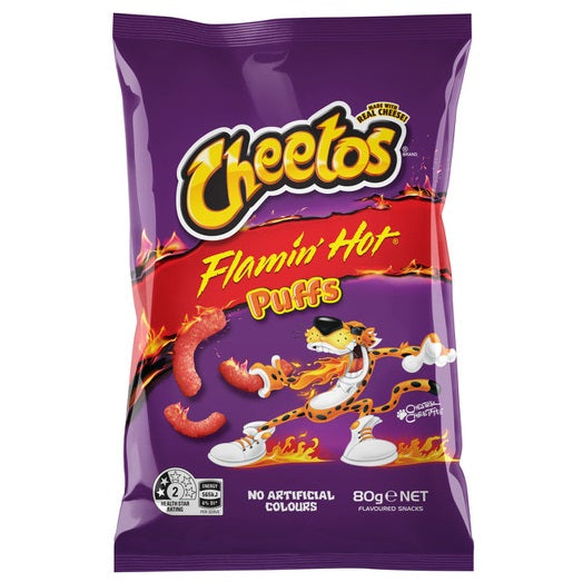 Smith's Cheetos Puffs Flamin' Hot 80G