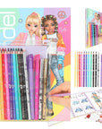 TOPModel Colouring Book W/ Pen Set | Bookazine HK