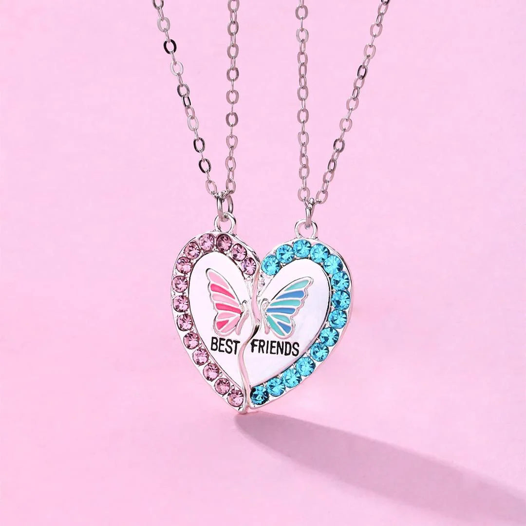 BFF Split Heart Shaped Necklaces Set | Bookazine HK