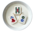 852 Mahjong Tiles Bowl Candle Osaka