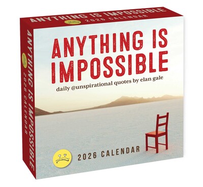 Anything Is Impossible Wall Calendar 2026