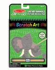 On the Go Scratch Art: Hidden Picture Pad - Safari Animals