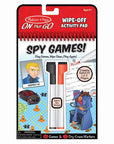 Spy Games Wipe-Off Activity Pad