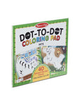 123 Dot-to-Dot Coloring Pad - Pets