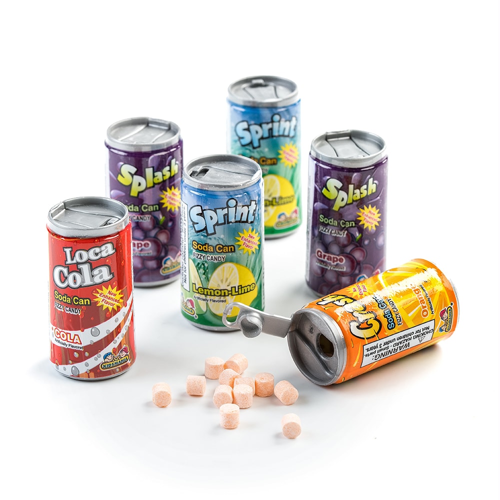 Soda Can Fizzy Candy 1.48Oz
