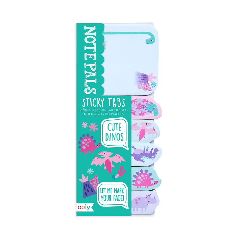 Note Pals Sticky Tabs - Cute Dinos | Bookazine HK
