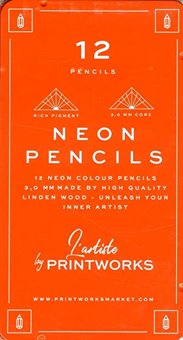 12 Colour Pencils - Neon | Bookazine HK