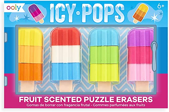Icy Pops Scented Puzzle Eraser