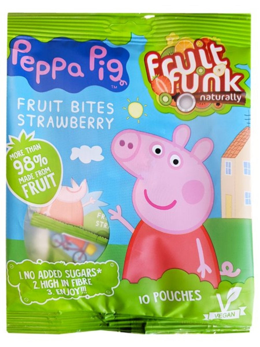 Fruit Funk - Peppa Pig Strawberry Bag 100G