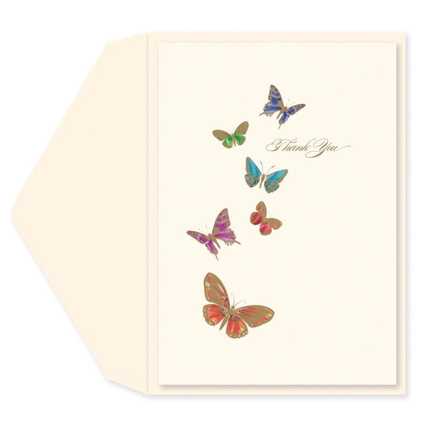 Butterfly Kisses Thank You Card - Bookazine