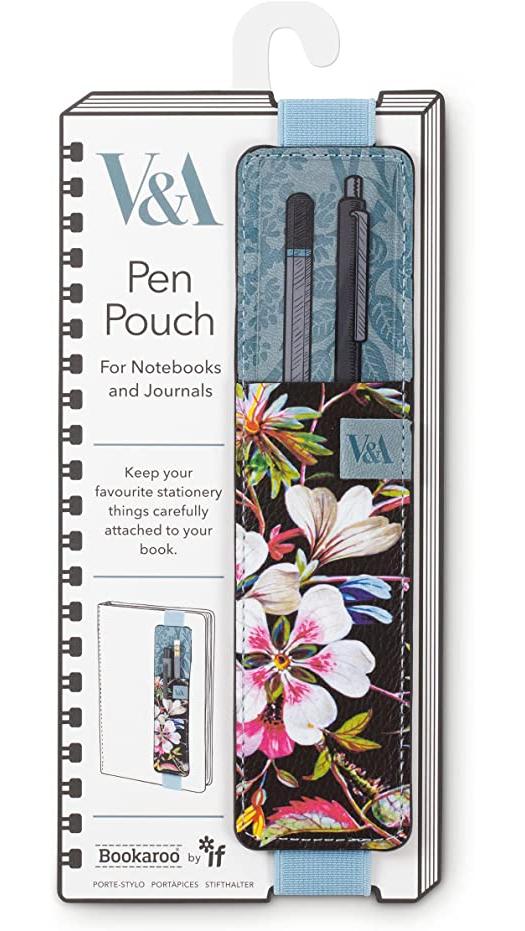 Bookaroo Kilburn Black Floral Pen Pouch | Bookazine HK