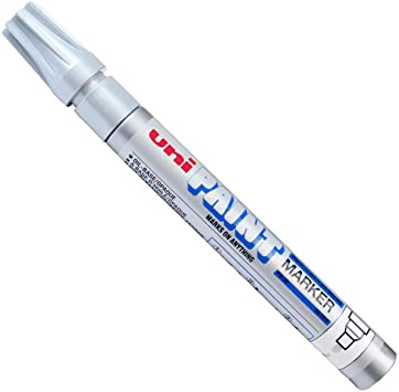 Uni-Paint PX-20 Oil-Based Paint Marker, Medium Point, Silver
