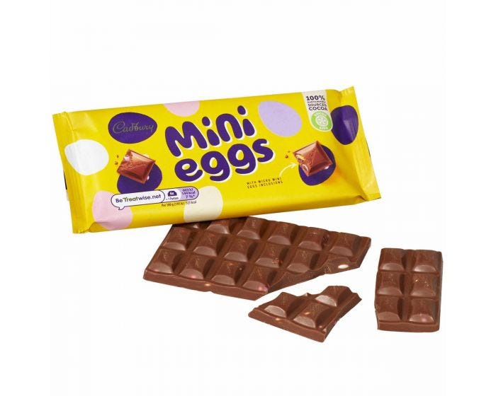 Cadbury Mini Eggs Block 110G | Bookazine HK