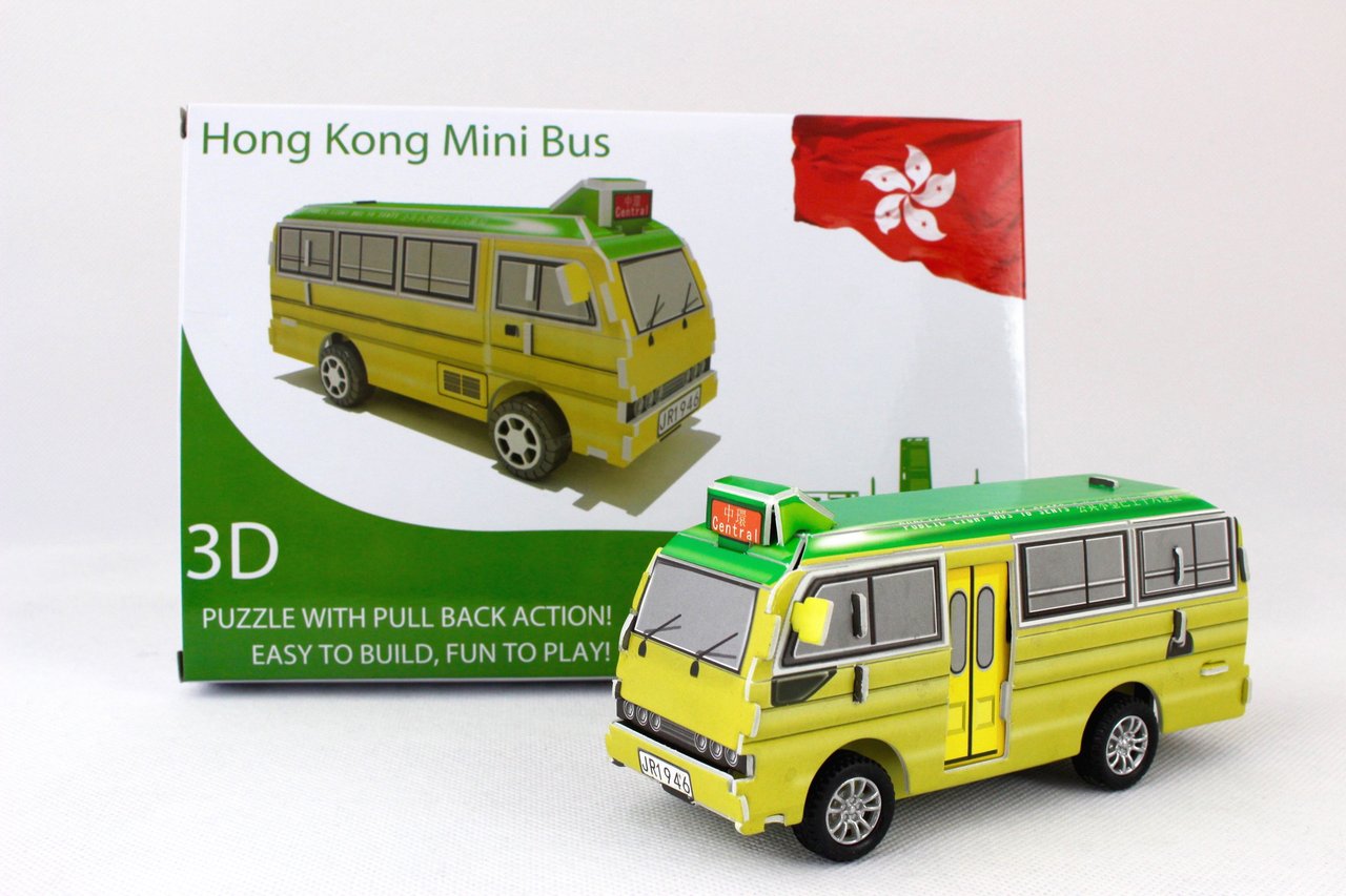 3D Puzzle HK Green Mini Bus | Bookazine HK