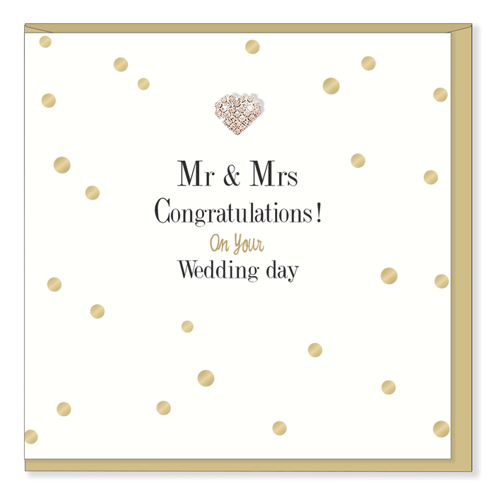 Mr & Mrs Congratulations! On Your Wedding Day - Bookazine