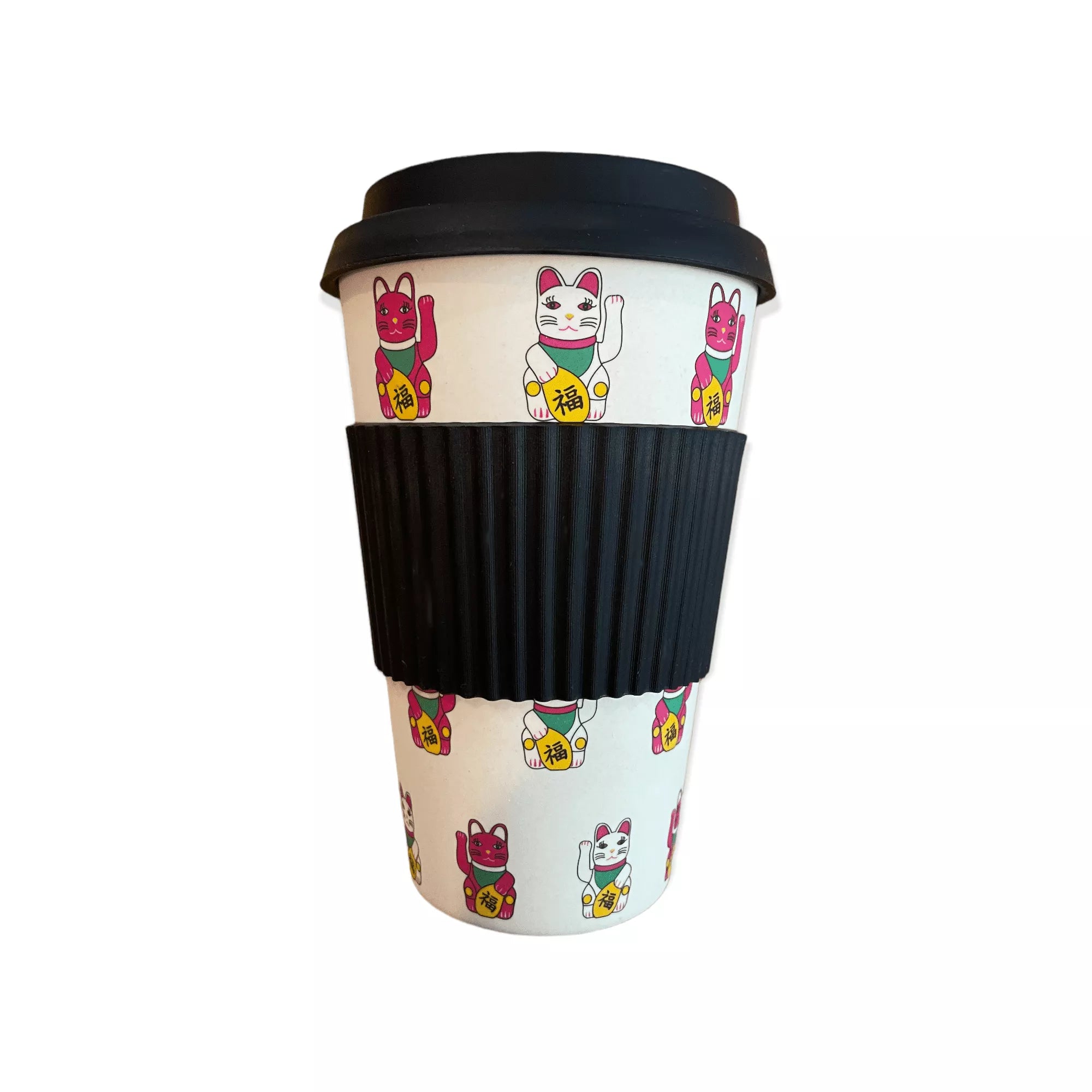 Tung Choi Street Lucky Cats Bamboo Travel Cup | Bookazine HK