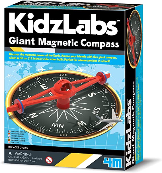 4M Kids Labs Giant Magnetic Compass