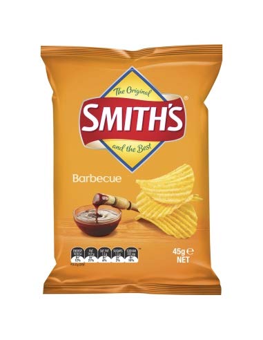 Smith's Bbq Crinkle Cut 45G